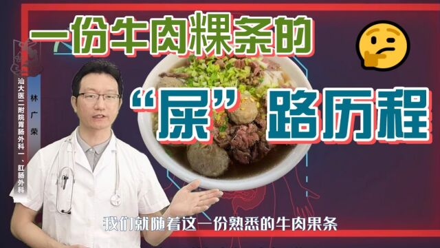 一份牛肉粿条的“屎”路历程