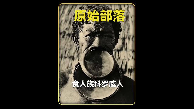 第一集丨原始部落:巴布亚科罗威人,世界上仅存不多的食人族部落