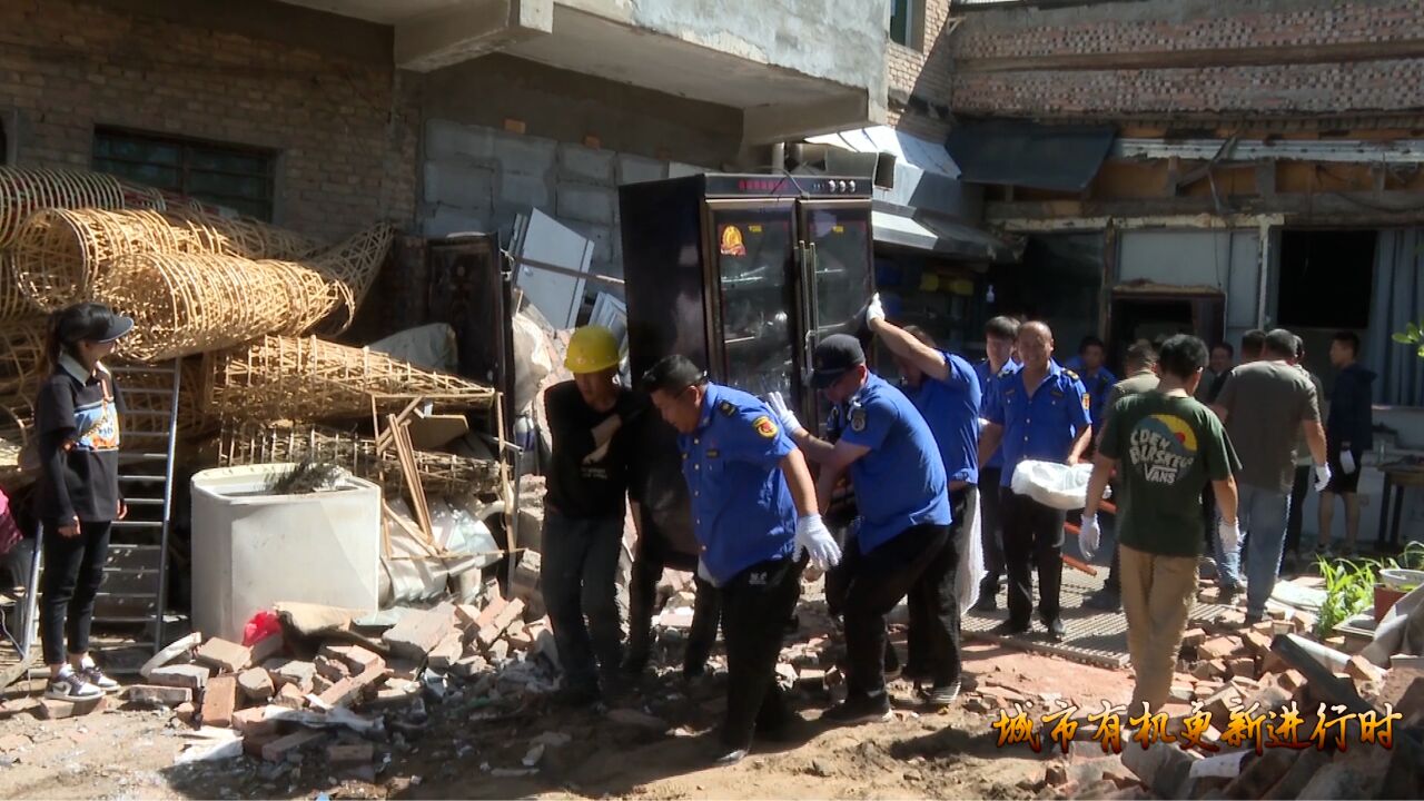 子长:依法拆除铁路沿线违章建筑 确保铁路建设用线安全