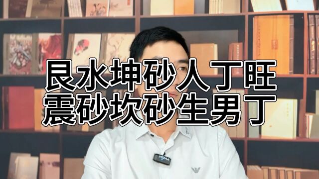 艮水坤砂人丁旺,震砂坎砂生男丁!重庆风水师,王家栋说易