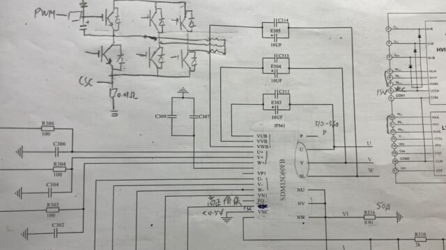 美的五代拨码板模块电路和自举升压电路讲解