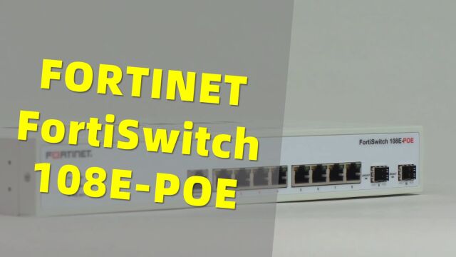 Fortinet FortiSwitch 108EPOE:FortiGate的最佳搭档