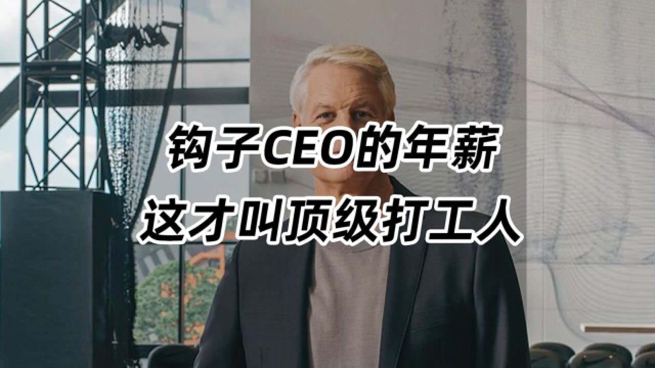 钩子CEO的年薪,这才叫顶级打工人