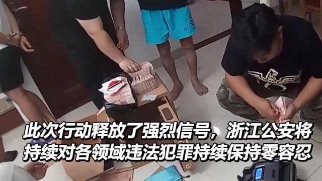 零容忍!浙江公安夏季行动重拳打击整治违法犯罪