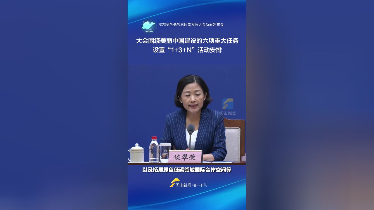 大会围绕美丽中国建设的六项重大任务 设置“1+3+N”活动安排