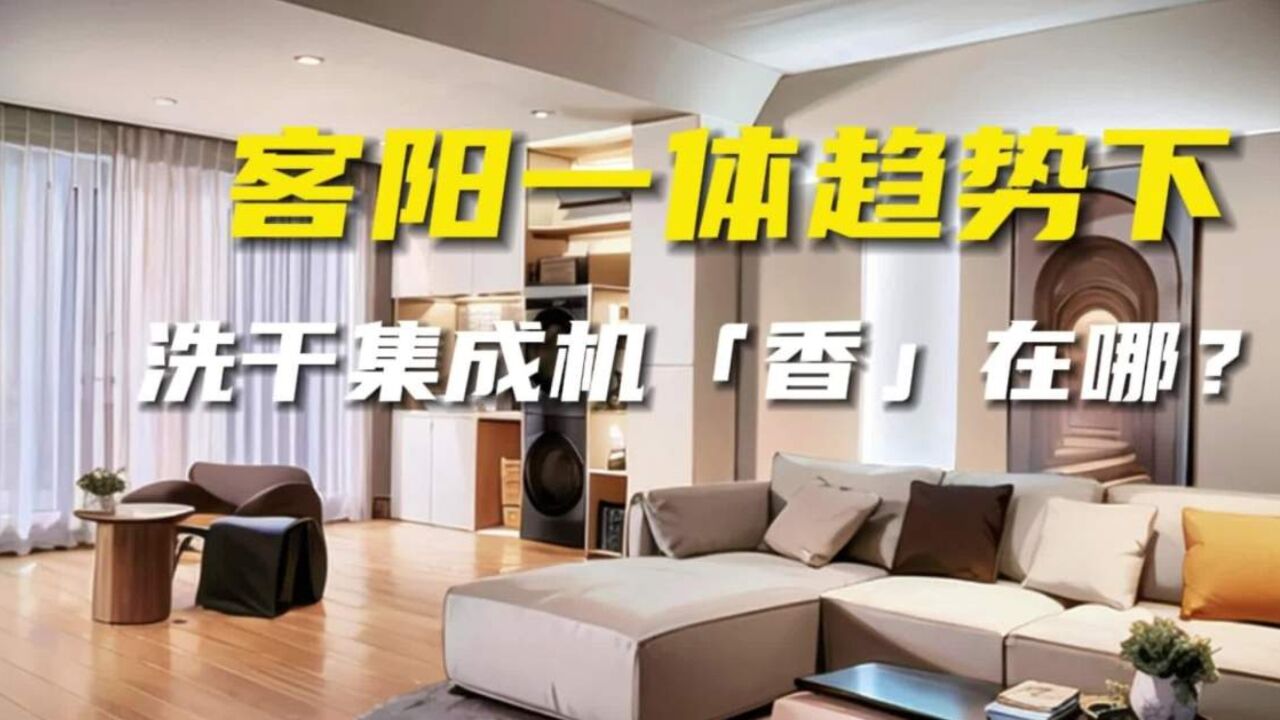 客阳一体趋势下,洗干集成机到底“香”在哪?