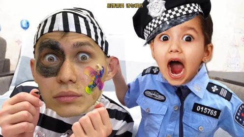 警察抓小偷的游戏#亲子互动 #早教 #益智 #儿童.