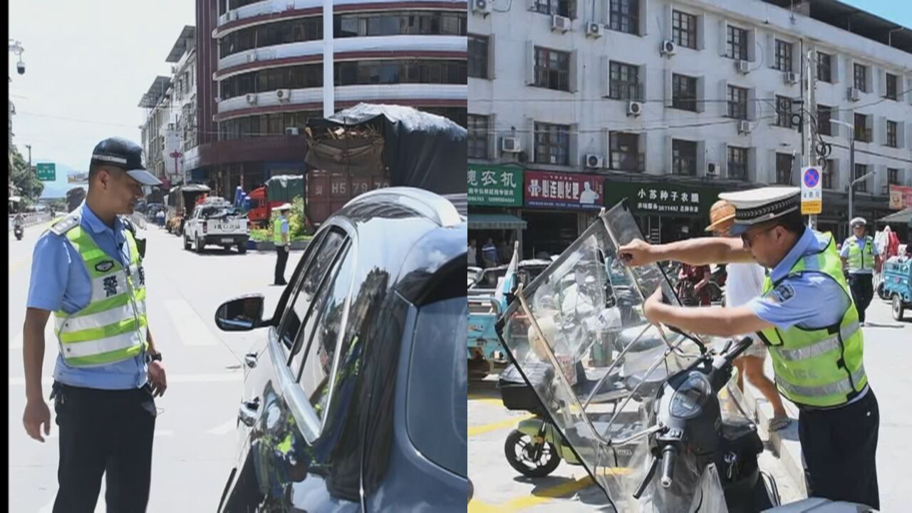 “整治+巡逻”!民警街头喊话劝导文明交通 护航出行平安!