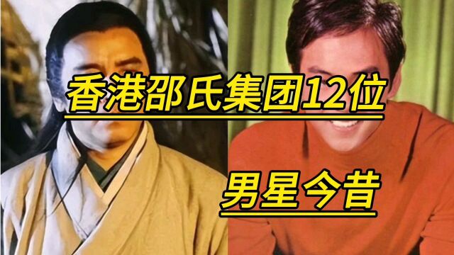 香港邵氏集团12位男星今昔