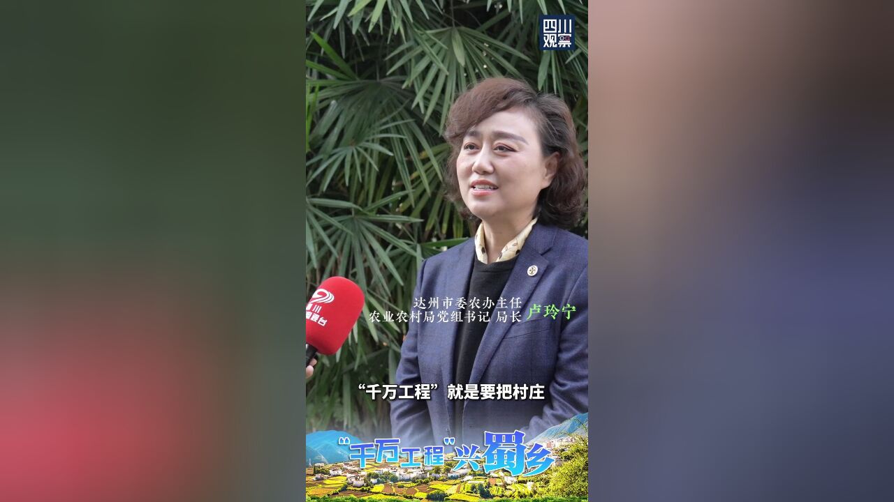 “千万工程”兴蜀乡丨生活在“画”里