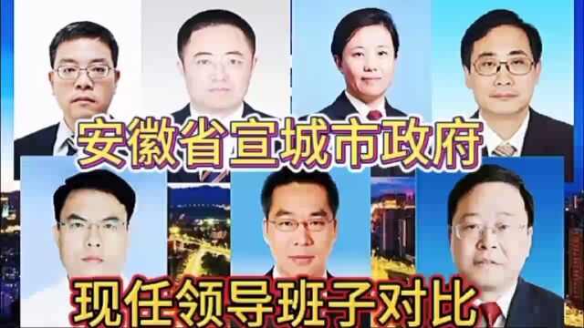 安徽省宣城市政府领导班子对比,牢记使命方得始终,你了解谁