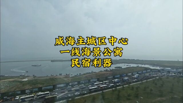 央企中海开发,威海主城区一线海景公寓,民宿自住首选