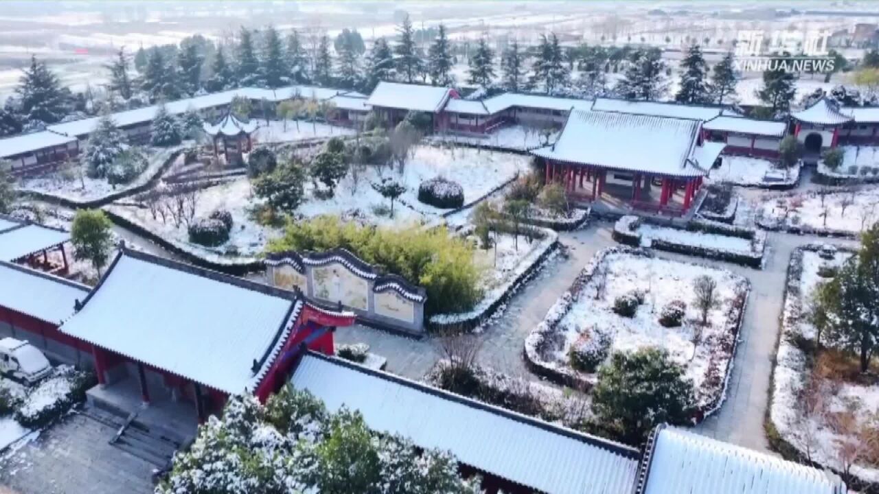 千城胜景|河南郏县:雪墨丹青美如画