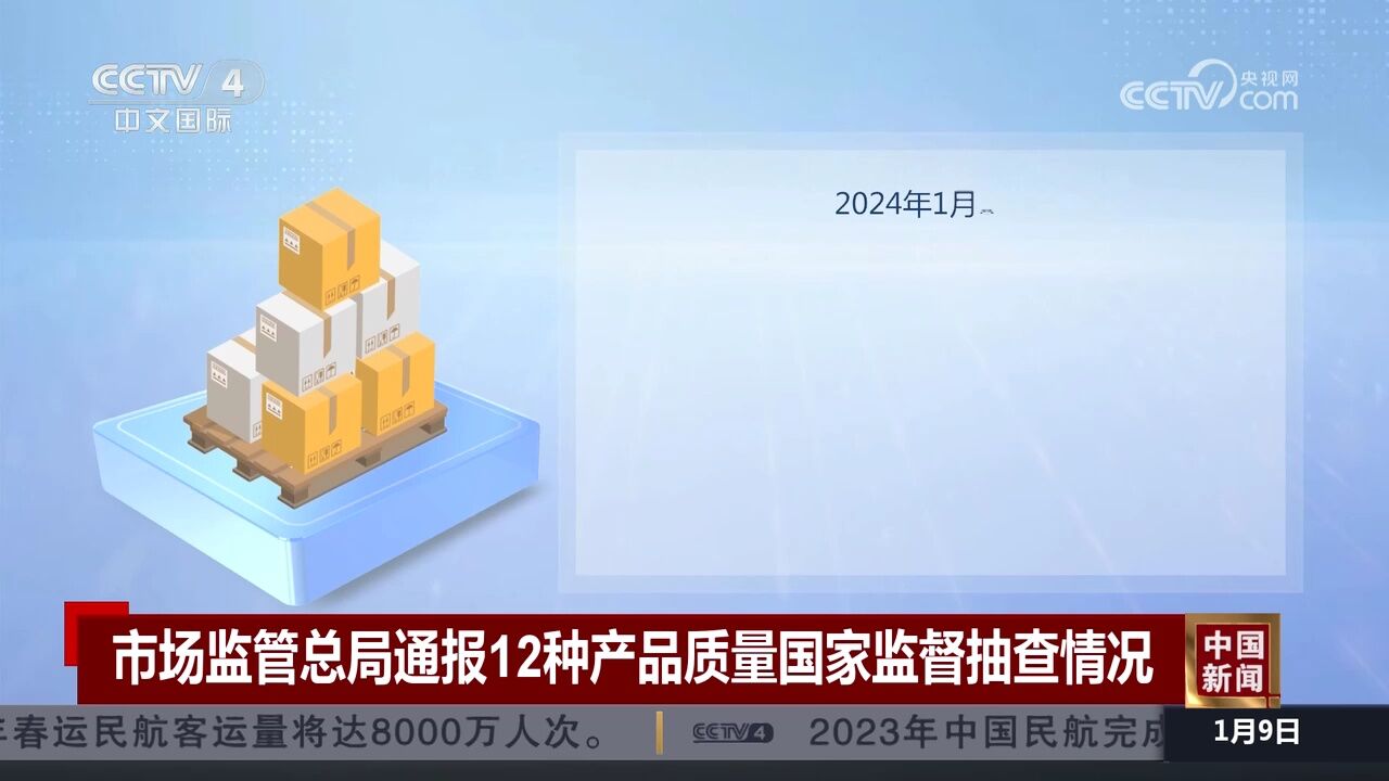 市场监管总局:通报12种产品质量国家监督抽查情况