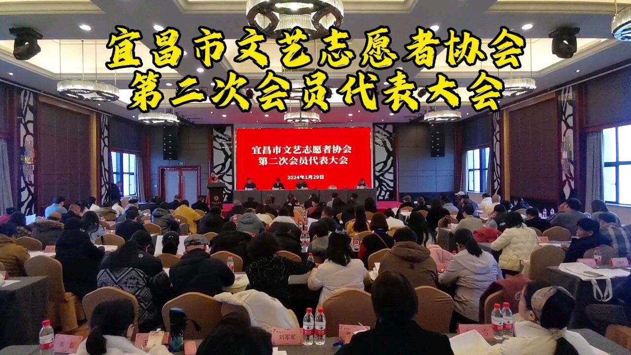 宜昌市文艺志愿者协会第二次会员代表大会顺利召开