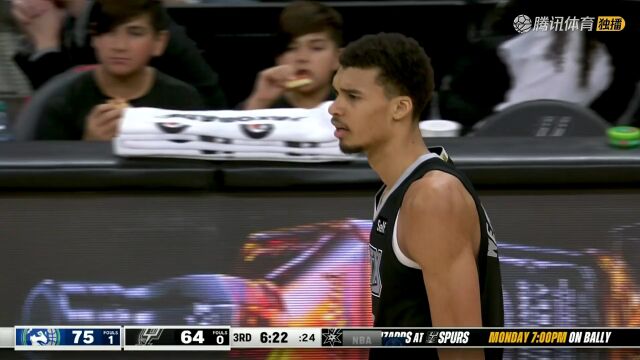 2023/24赛季NBA常规赛：森林狼 VS 马刺 全场回放