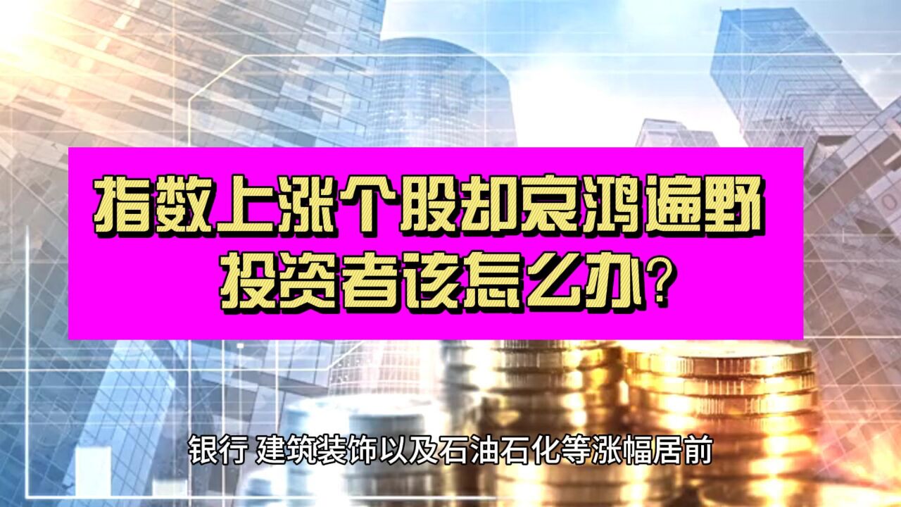 重磅利好下A股大涨 但个股哀鸿遍野犹如“股灾” 新行情的起点?