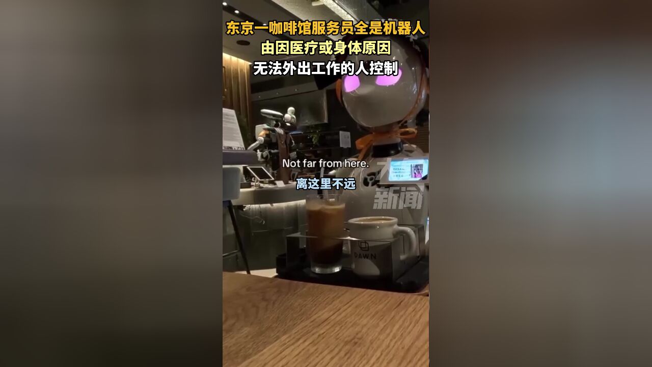 东京一咖啡馆服务员全是机器人:由无法外出工作的人控制