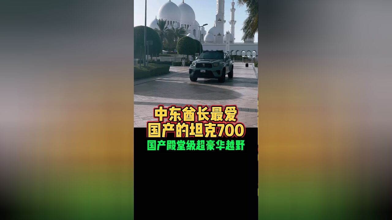 中东酋长最爱国产的坦克700国产殿堂级超豪华越野好车