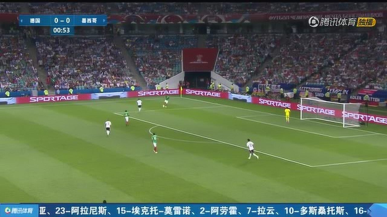 【回放】联合会杯半决赛 德国vs墨西哥 上半场