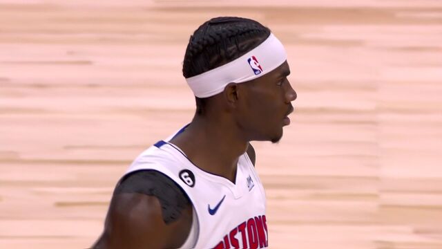 NBA季前赛：雷霆vs活塞第4节中文解说回放
