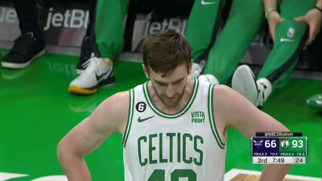 NBA常规赛：黄蜂vs凯尔特人 英文解说全场回放