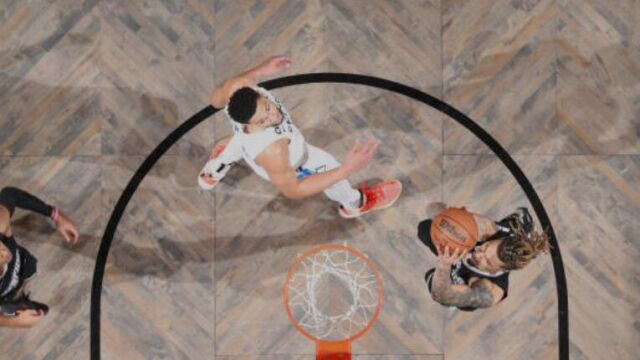 西蒙斯vs灰熊集锦 全场22+8+5真正的西帝重出江湖