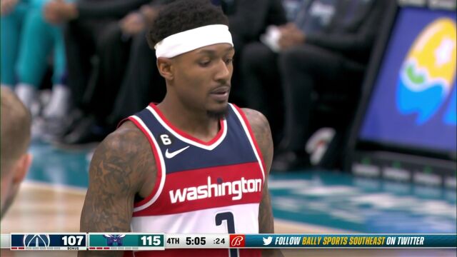 NBA常规赛：奇才vs黄蜂 英文解说全场回放