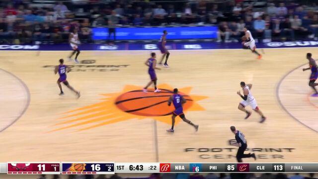 长驱直入无人拦截 德罗赞空切暴扣力贯千钧