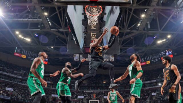 米切尔vs凯尔特人集锦 砍25分0失误率队加时险胜