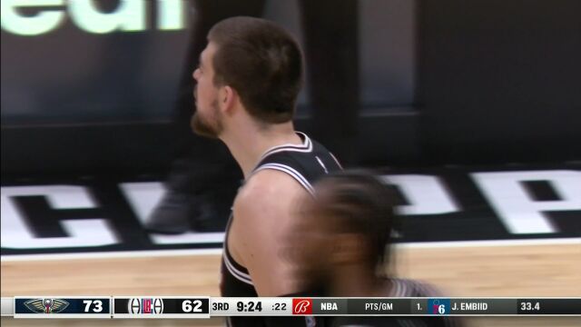  NBA常规赛：鹈鹕vs快船英文原声全场回放