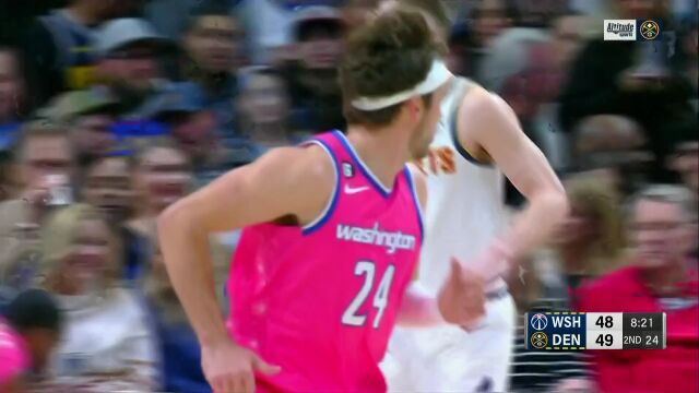 奇才vs掘金第2节英文原声回放