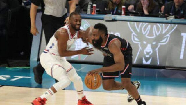 2019NBA全明星沃克集锦 全场8助攻抢断反击高难度失衡打进