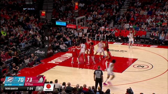 如入无人之境 吉迪直杀内线抛投得手