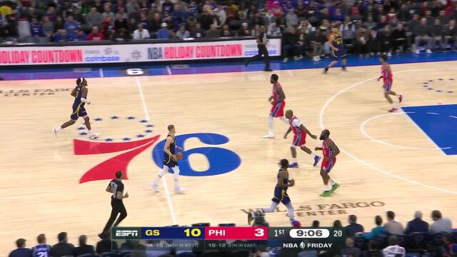 视篮筐如大海！迪温琴佐外线架炮首节三分6中5