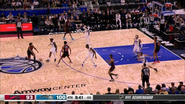 NBA常规赛：猛龙vs魔术英文原声全场回放