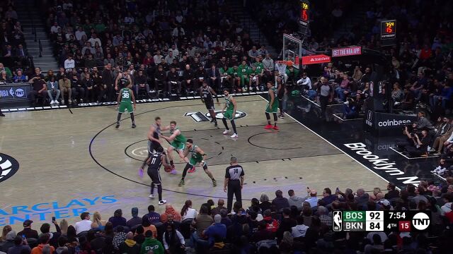 凯尔特人109-98篮网 獭兔20+11绿军力克篮网迎5连胜