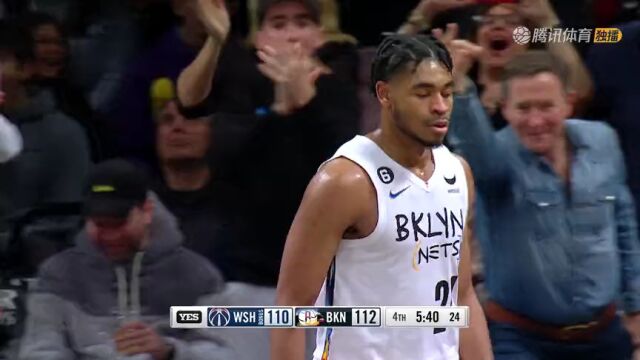 奇才123-125篮网 托马斯生涯之夜带队逆转