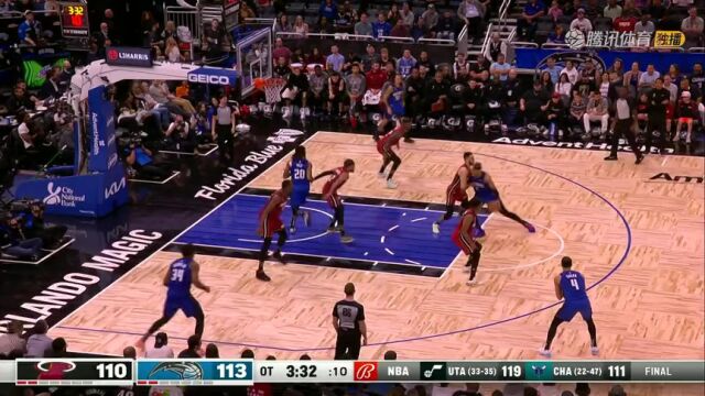 NBA常规赛：热火vs魔术英文原声全场回放