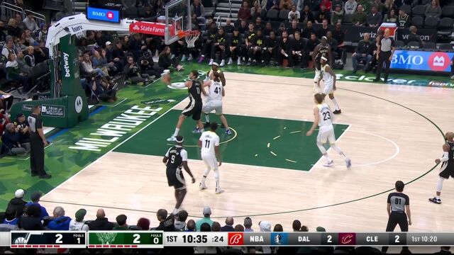 自投自抢将功补过 洛佩兹抛投偏出抢板完成补扣