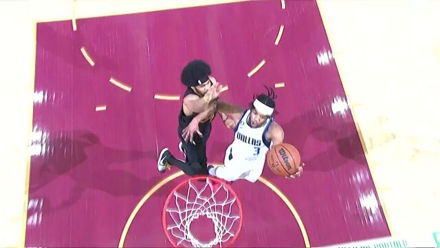 阿伦后场送遮天大帽！加兰反击欧洲步抛投得手