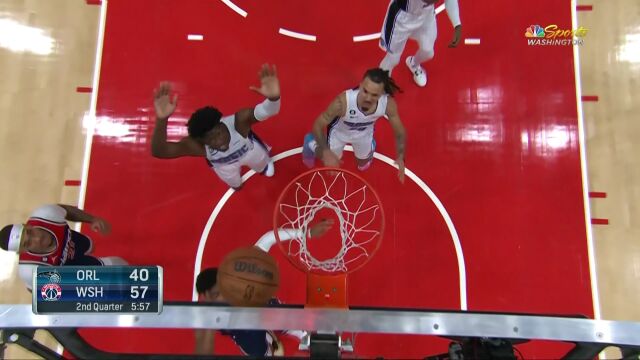 打出了马刺系篮球的的感觉！奇才全队无私默契传导觅得良机