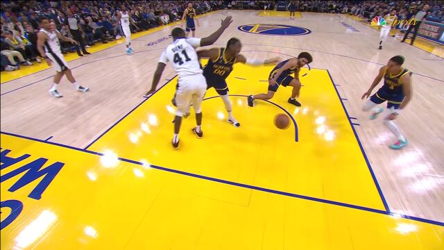 NBA常规赛：马刺vs勇士第4节中文解说回放