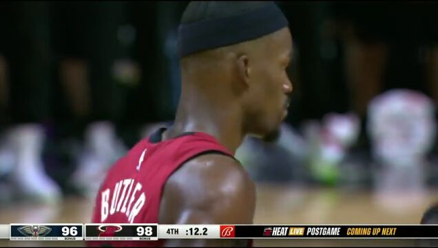 NBA常规赛：鹈鹕vs热火第4节中文解说回放