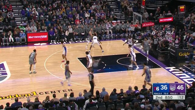 手感好就是不讲理！蒙克无视干扰后仰飚中2+1