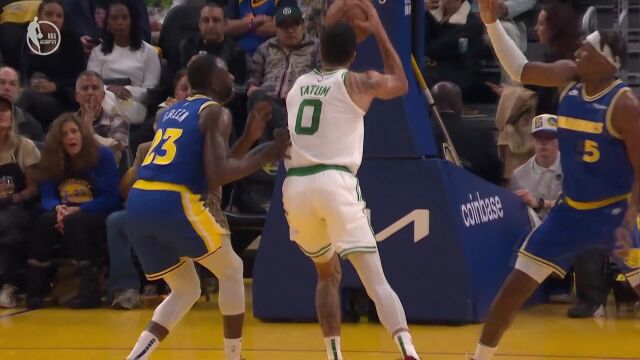 单打教科书!塔图姆轻松过掉格林细节拉满