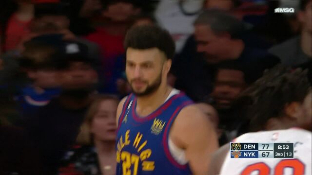 NBA常规赛：掘金vs尼克斯英文解说全场回放
