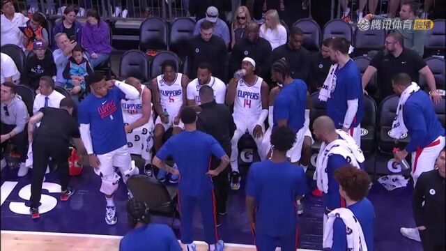 NBA常规赛：快船vs太阳英文原声全场回放