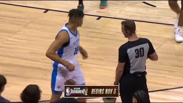 NBA夏季联赛：火箭vs雷霆第3节中文解说回放