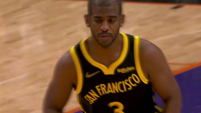 NBA常规赛：勇士vs太阳第1节中文解说回放
